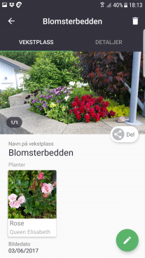 Gardenize Nytt område Gardenize Nytt område