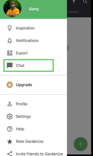 chat function to the left chat function to the left